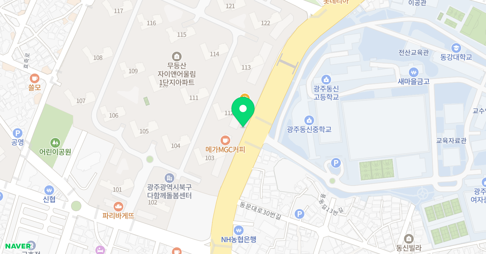 고래도 춤추는 수학학원 위치