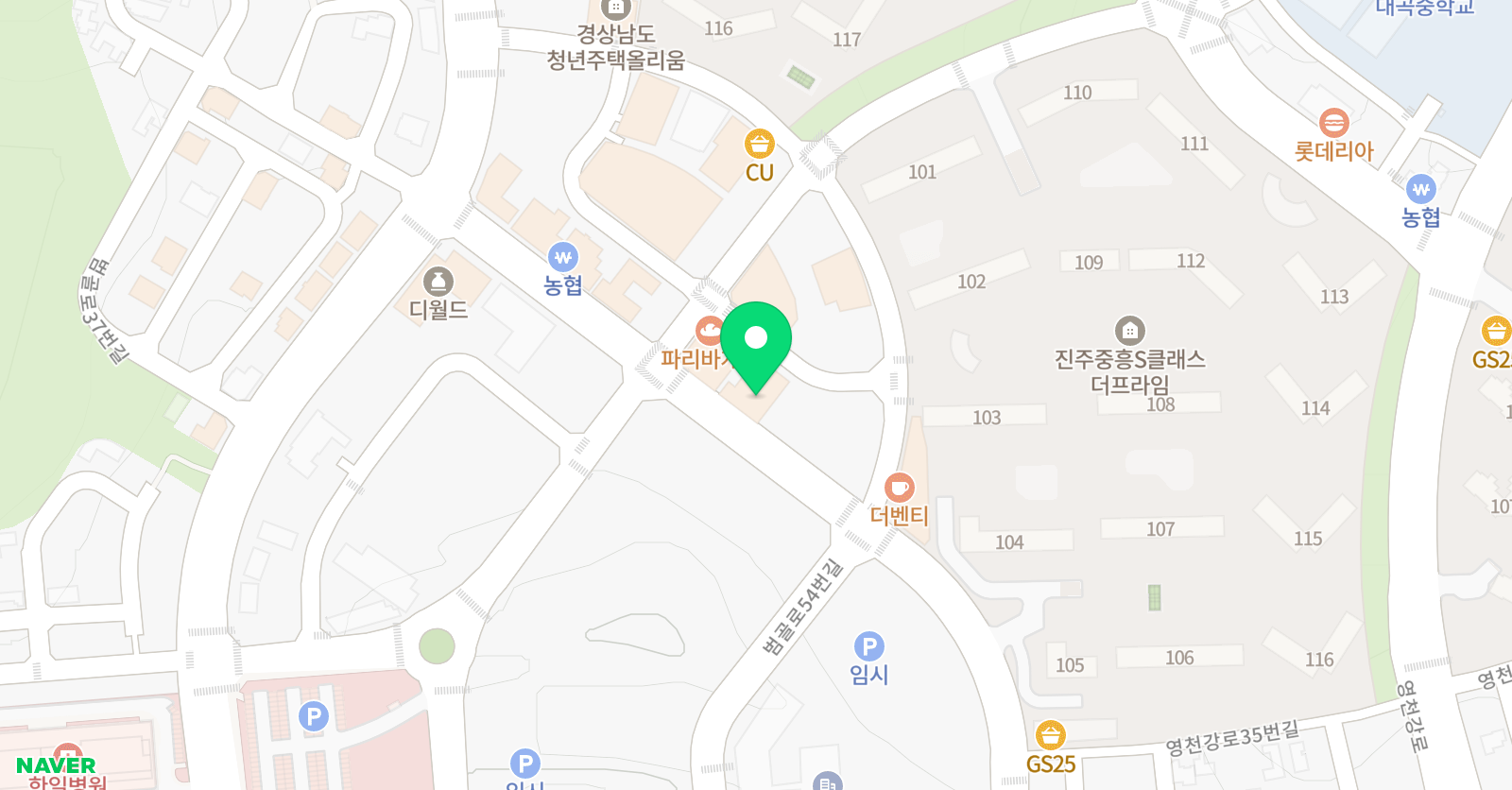 소나무 학원 위치