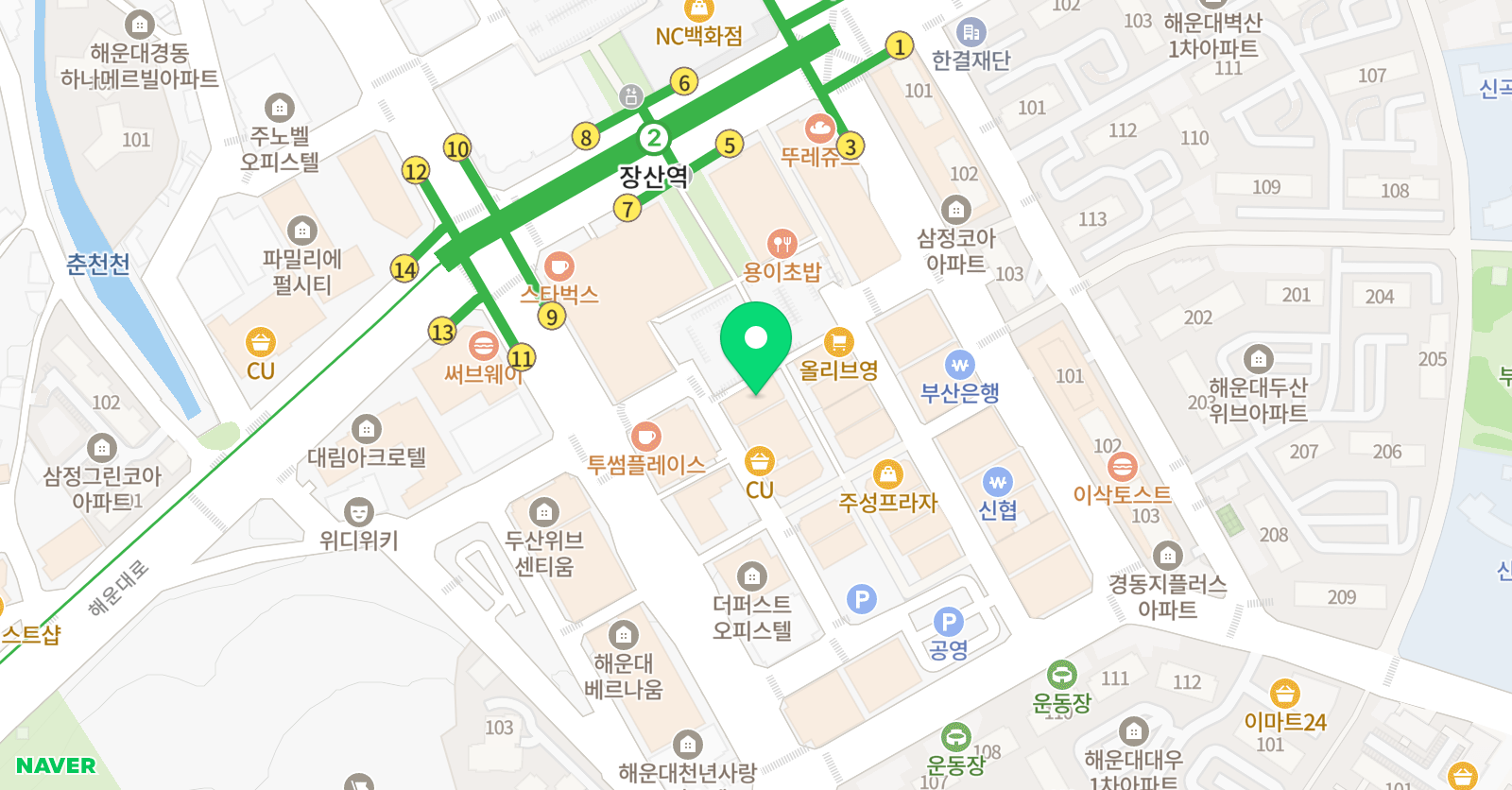 CMS 부산해운대영재교육센터 위치