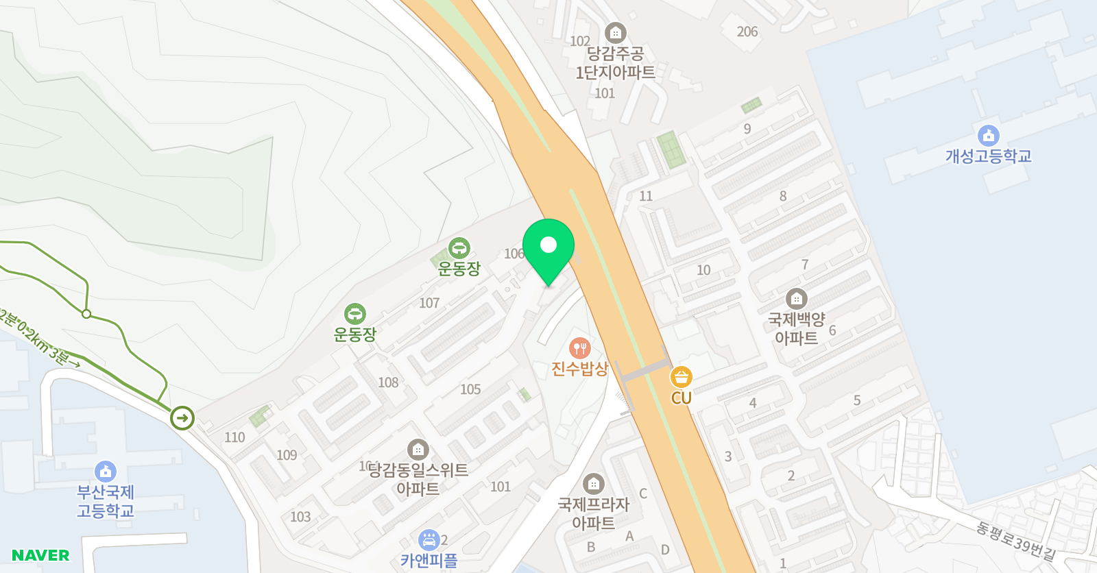 상승 영어학원 위치