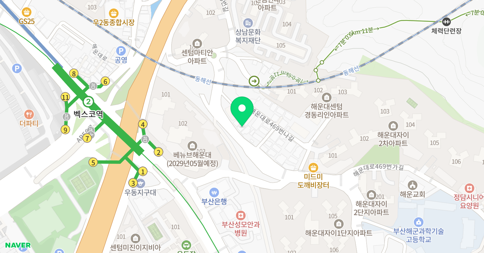 마리올리 영어학원 위치