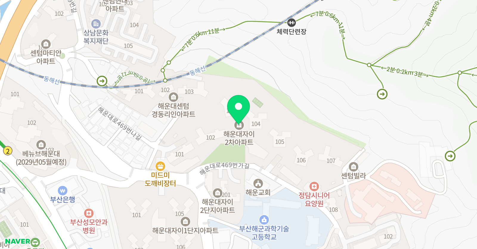 해운대자이드림공부방 위치
