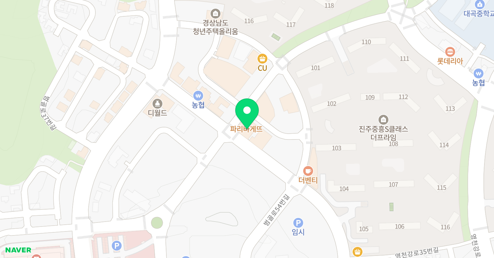 엠베스트SE 학원 진주혁신점 위치