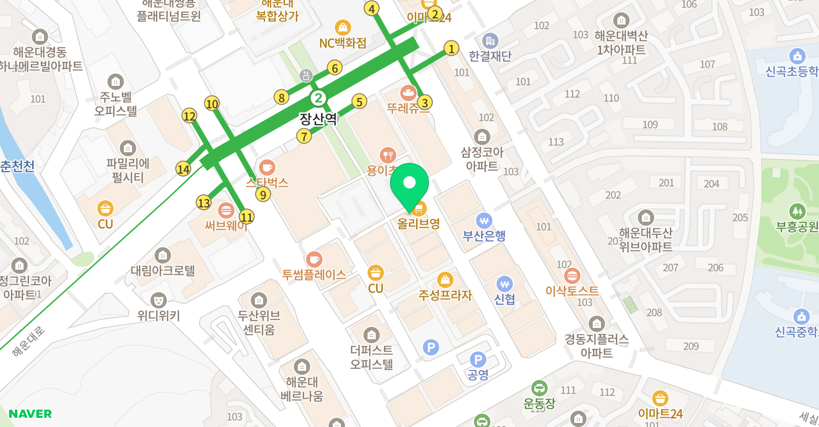 소마 학원 해운대센터 위치