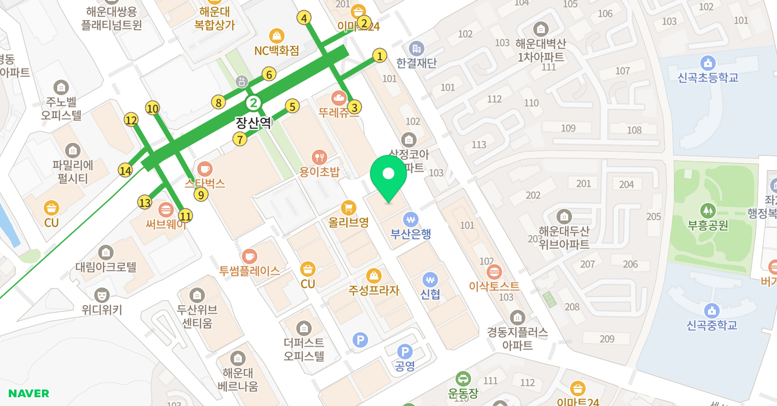 블루젯 만화학원 위치