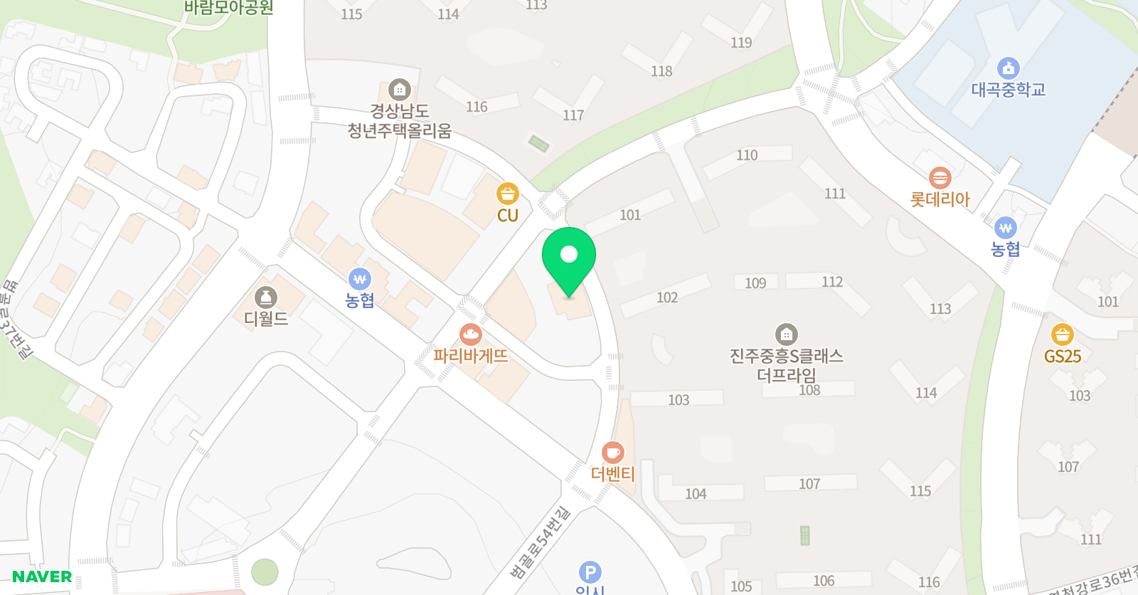 점프윙스 줄넘기클럽 진주혁신점 위치