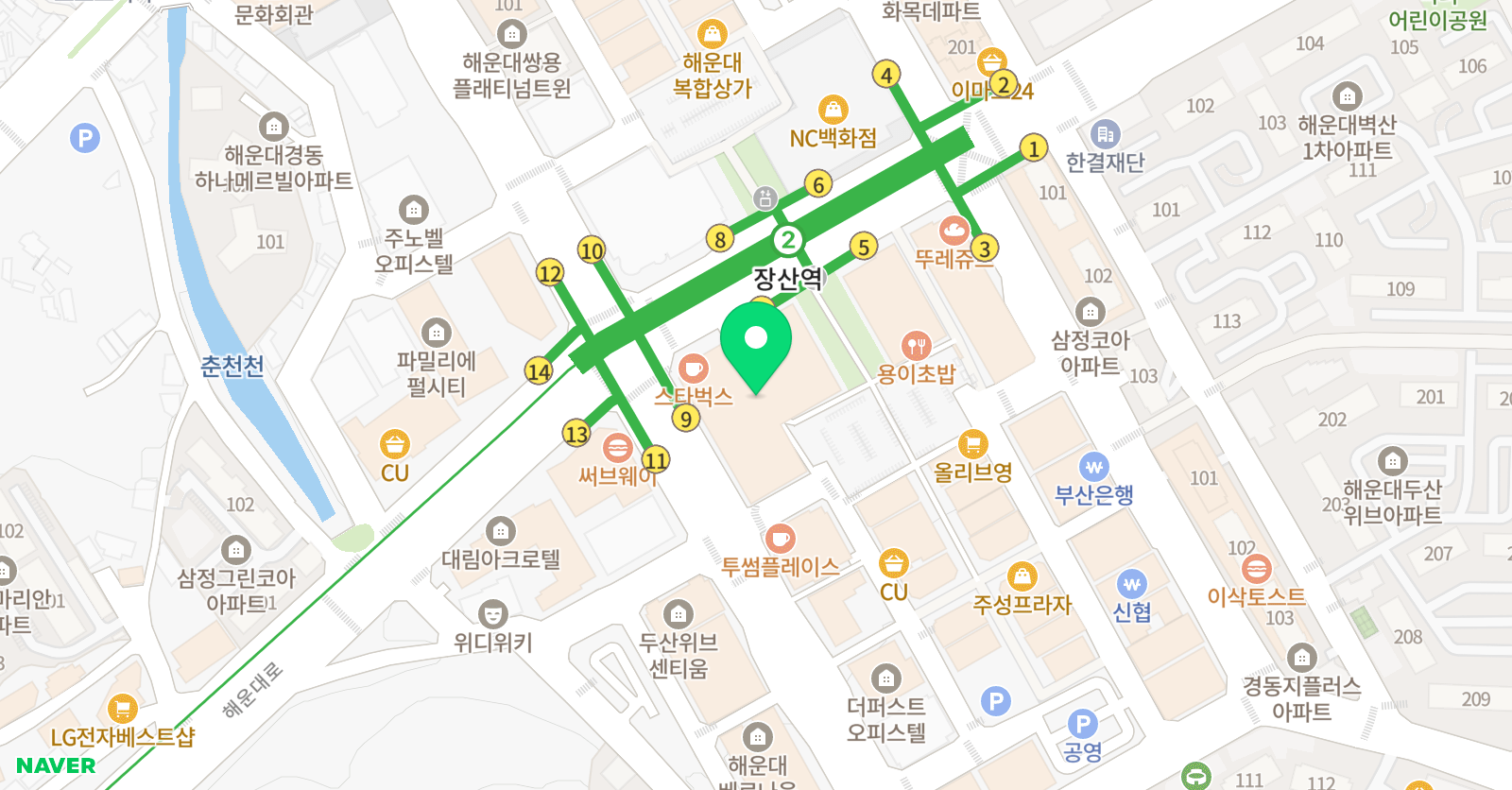 춤그리다 무용학원 위치