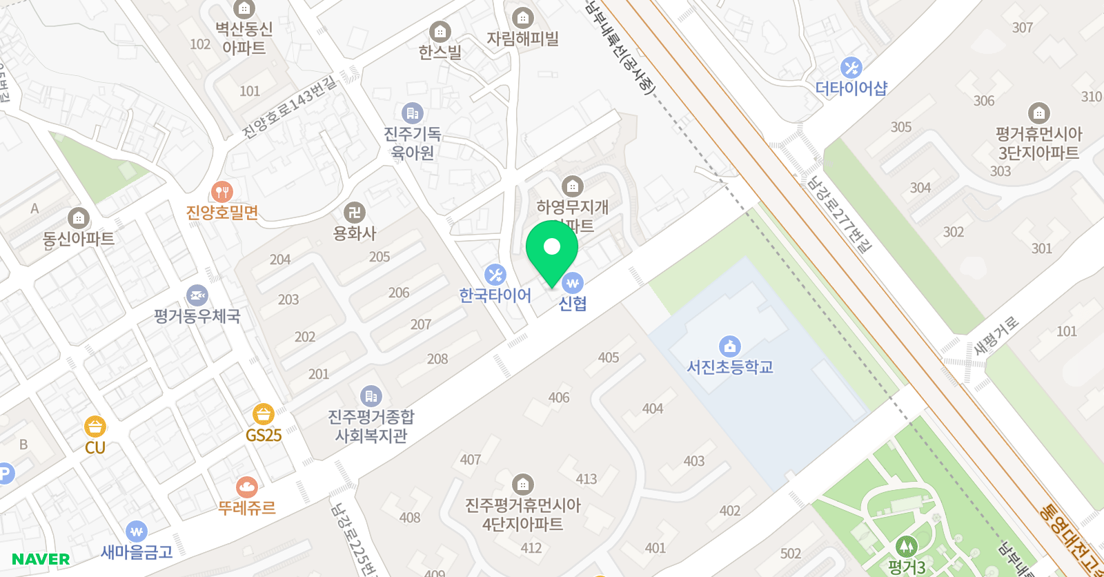 올바른 영어학원 위치