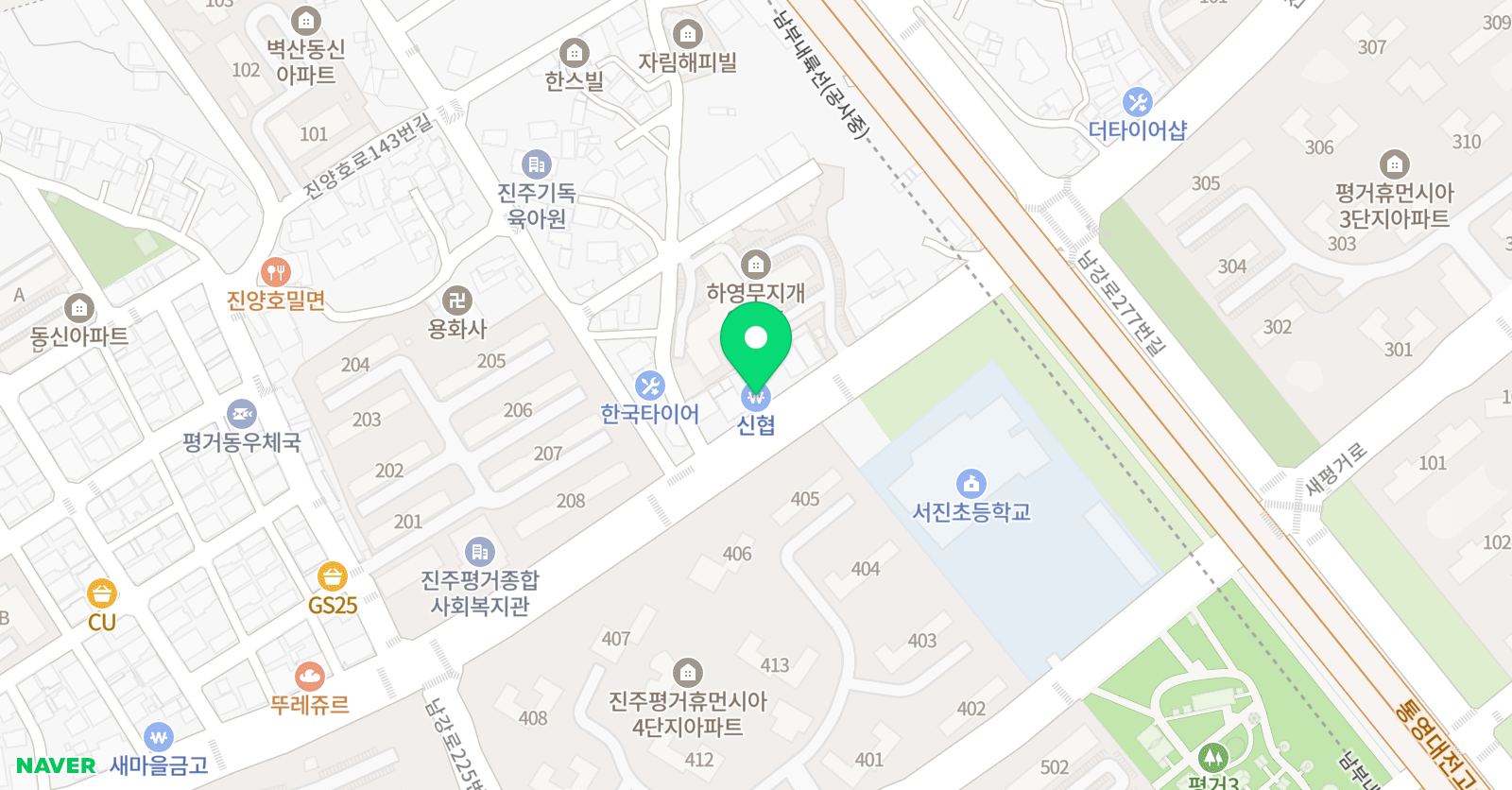 JY 댄스아카데미 학원 위치