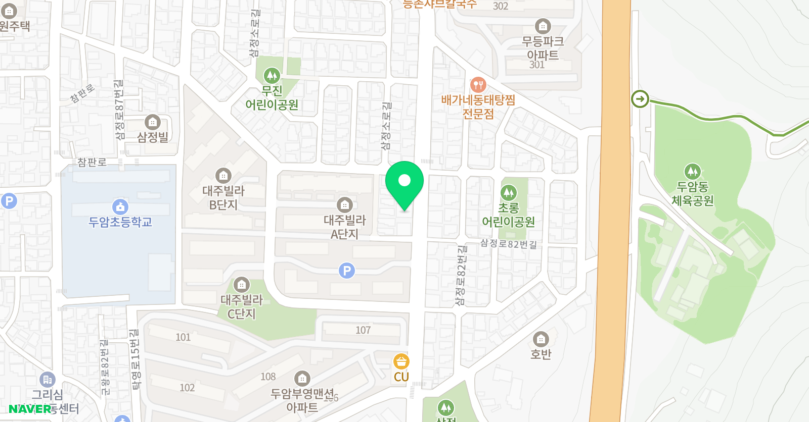 다경 무용학원 위치