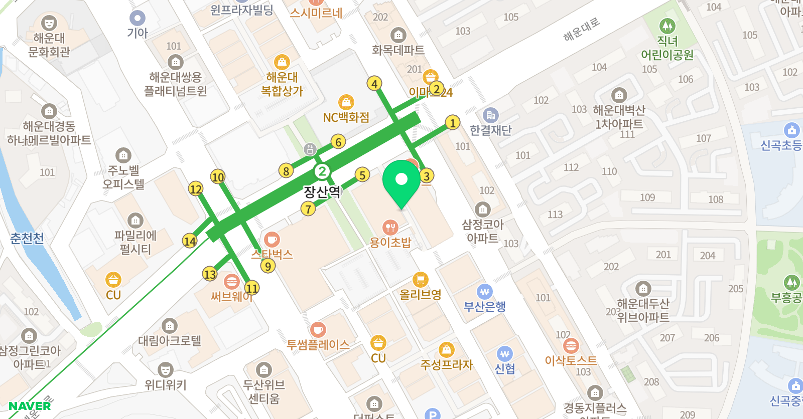 메타트웰브 학원 위치