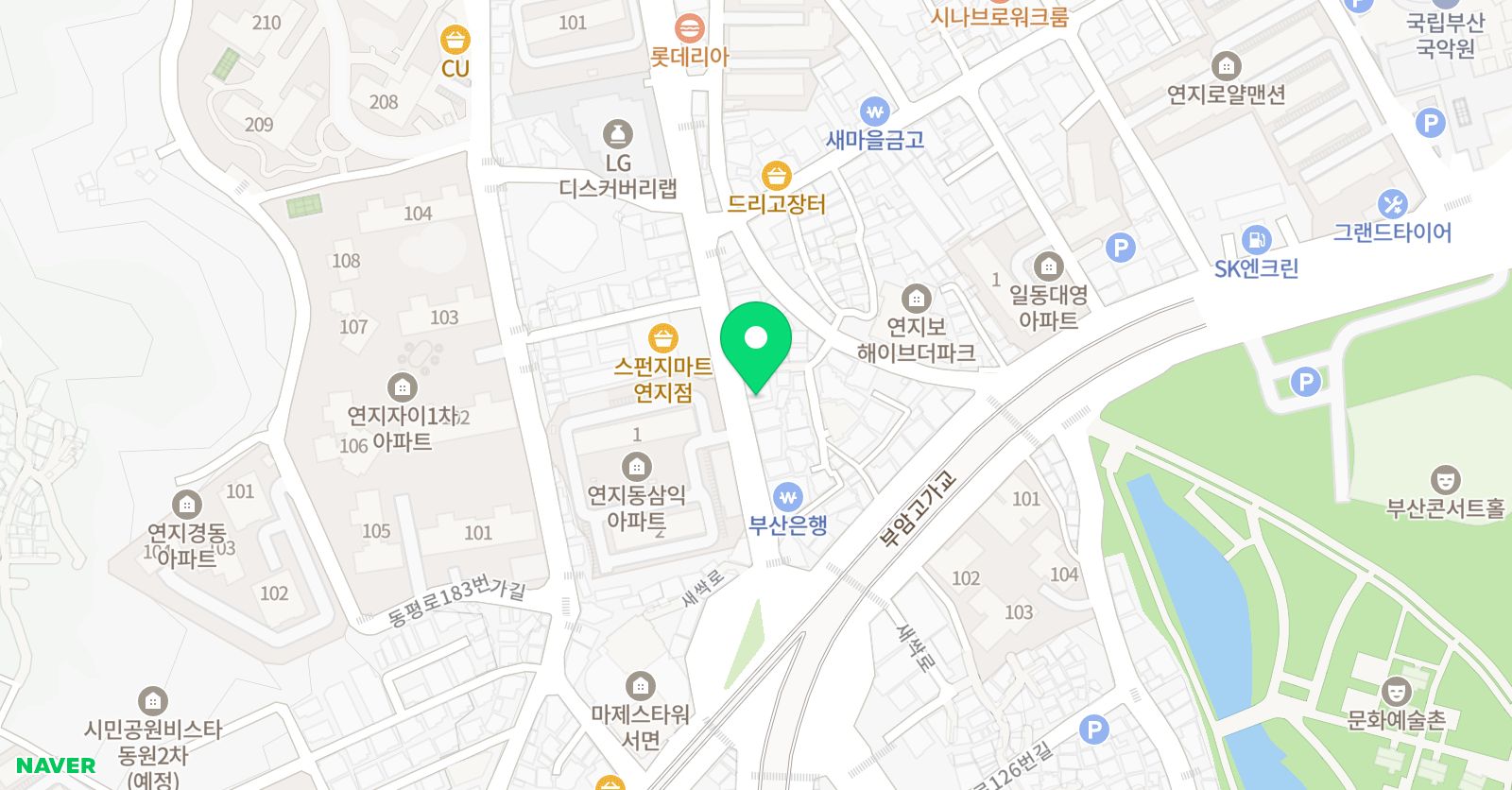 은무용 미술학원 위치