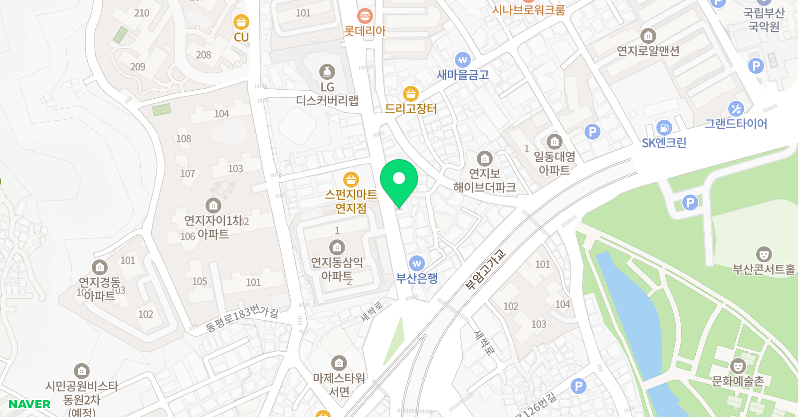 놀작마이아트은 미술학원 위치