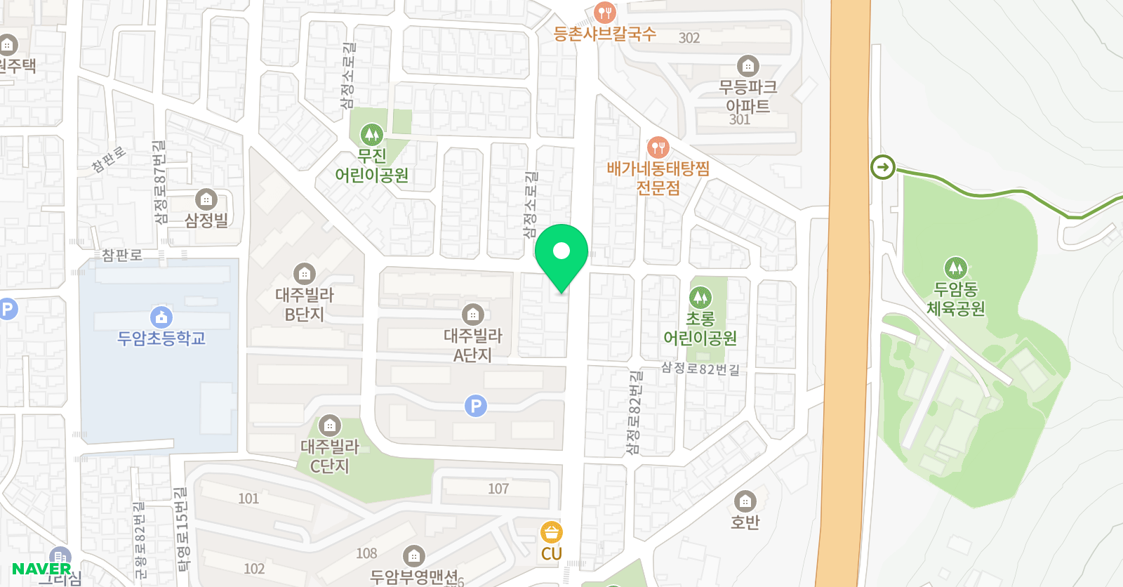 코리아 태권도 체육관 위치