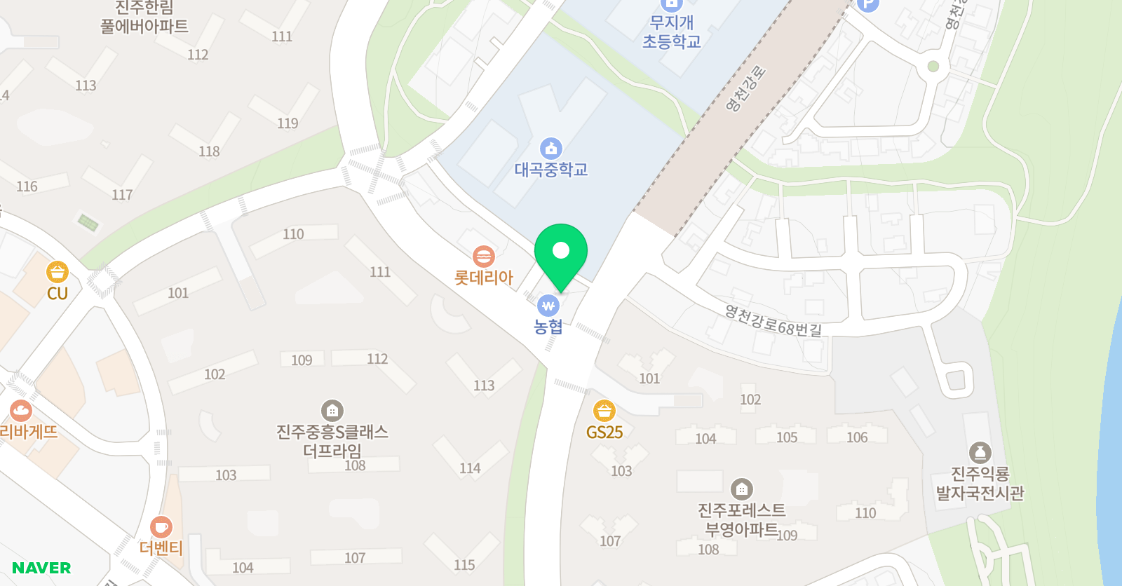 EiE 고려대 어학원 진주혁신캠퍼스 위치
