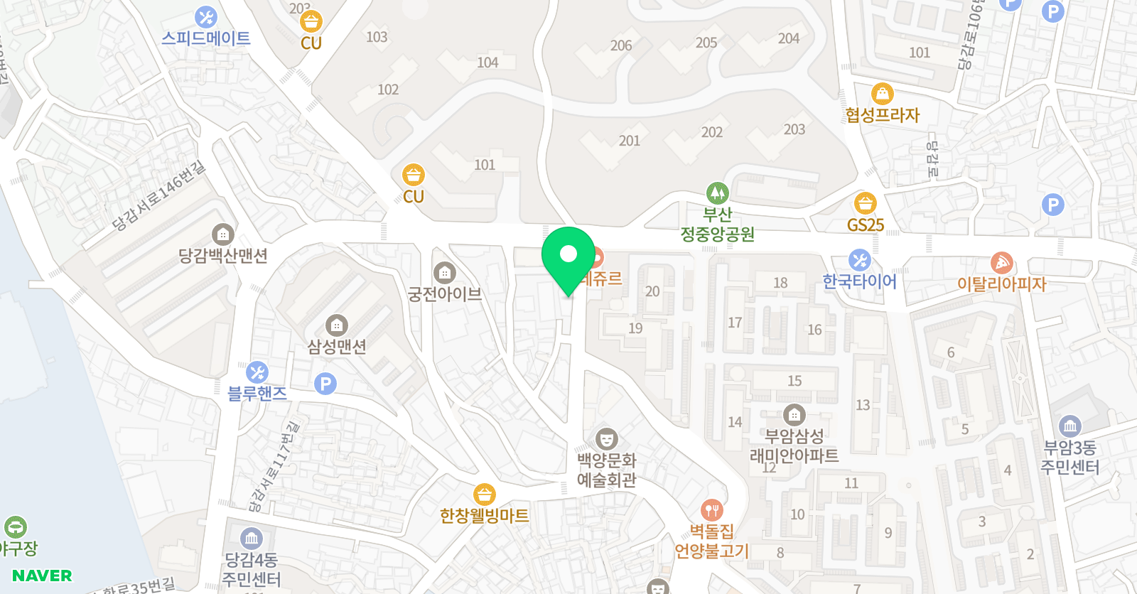 LTA용인대 태권도장 위치