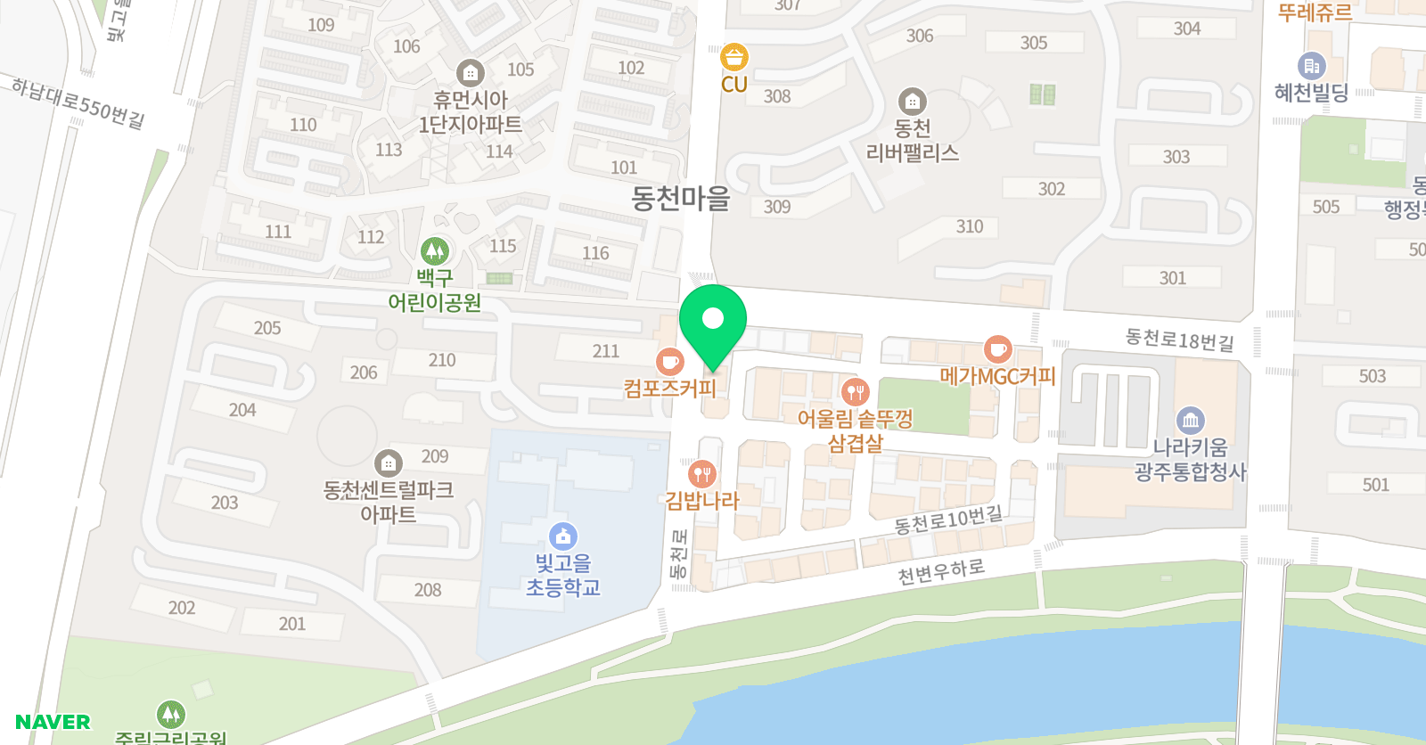 심플 수학 위치