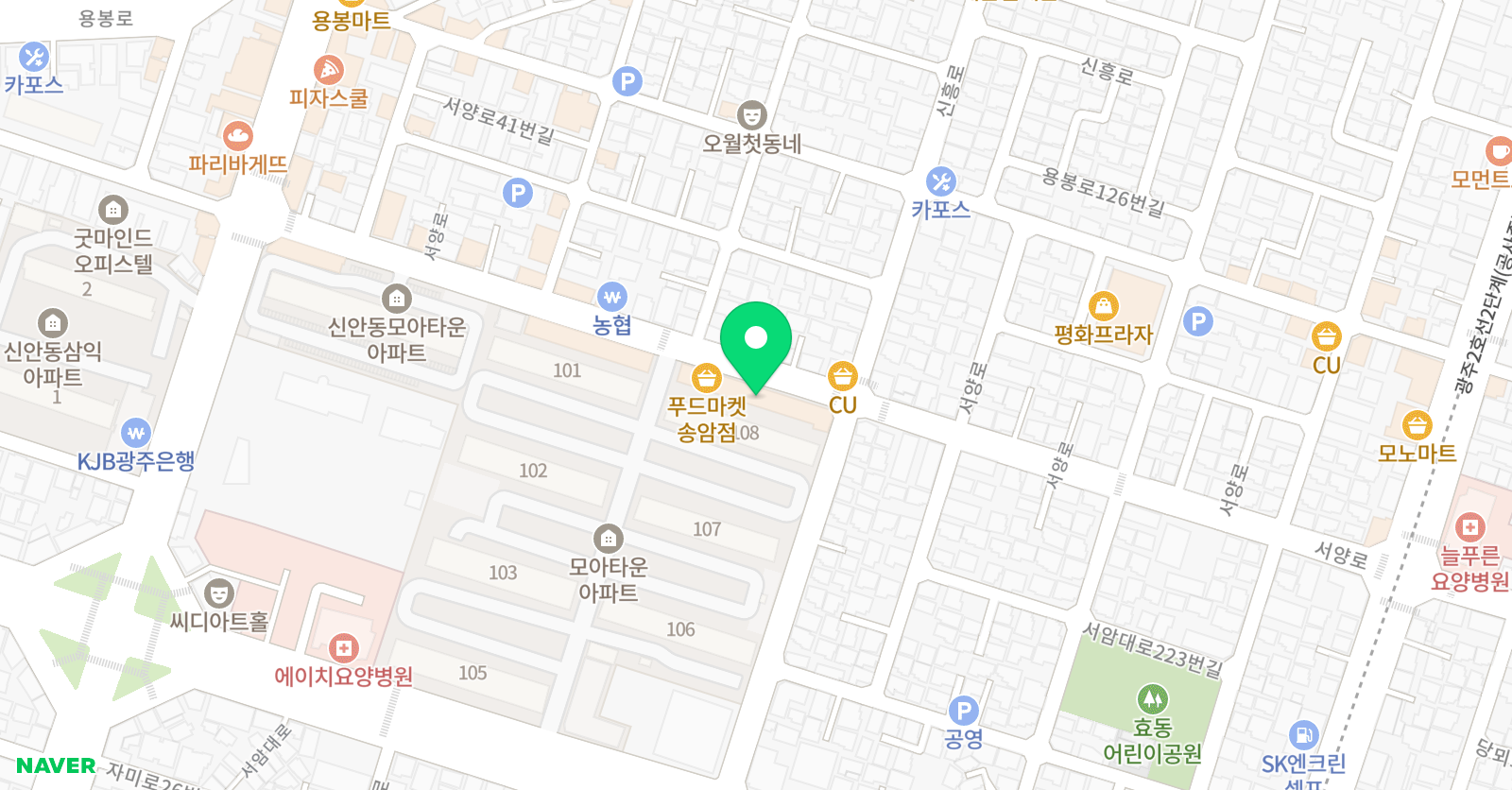 엘리트태권도장 위치