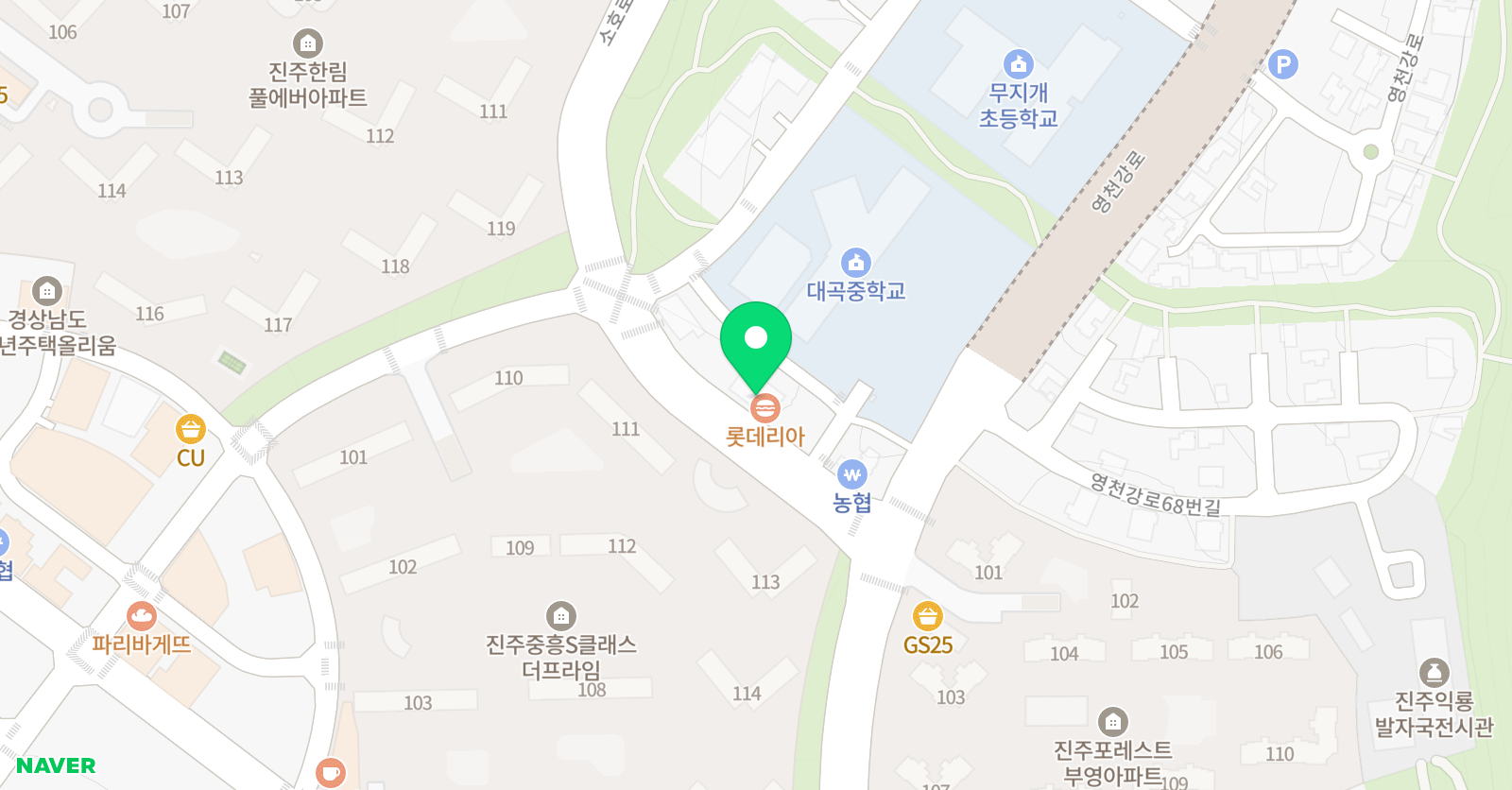 용맹한호랑이 태권도장 위치