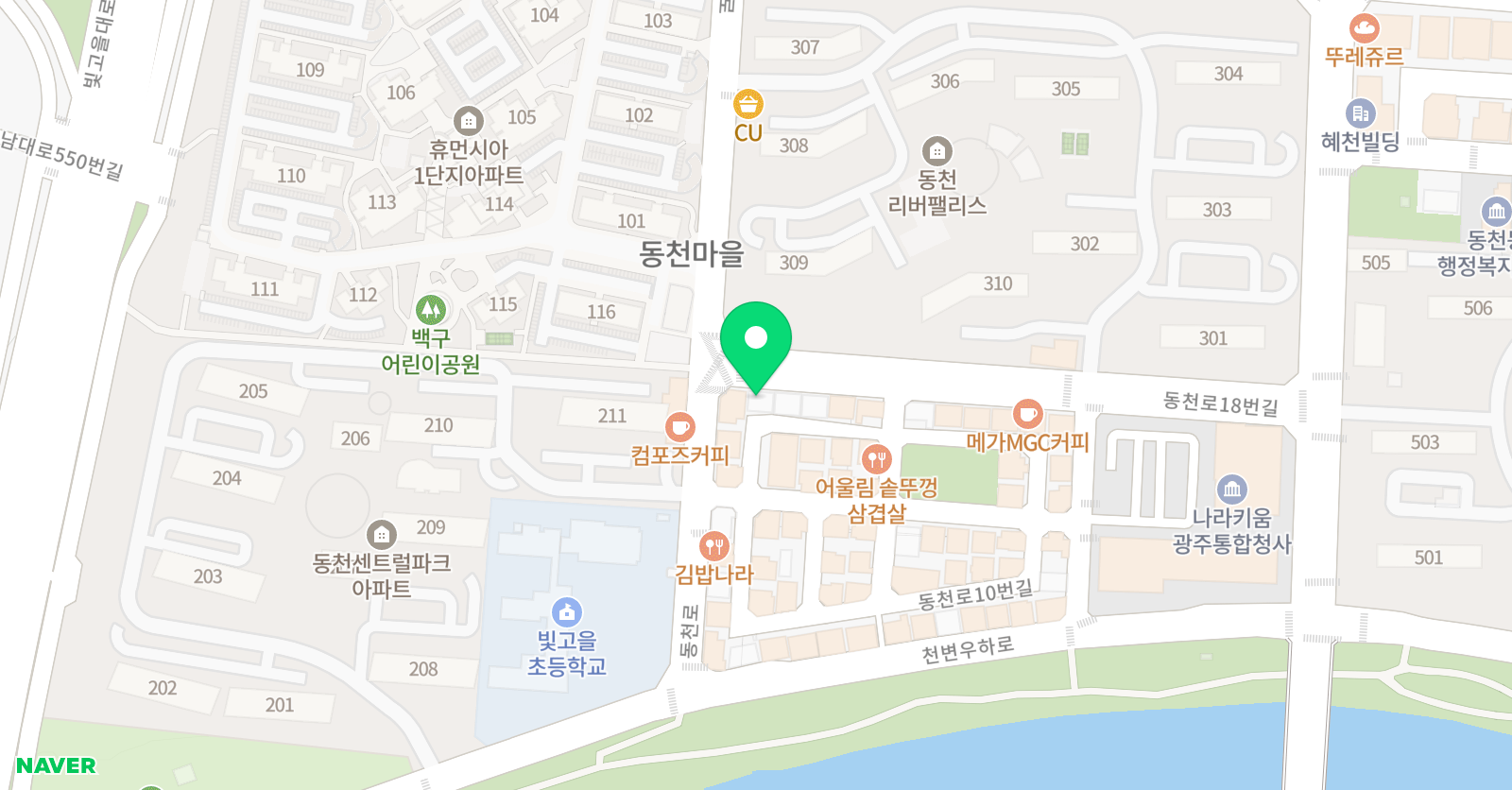 국가대표탑 태권도 위치
