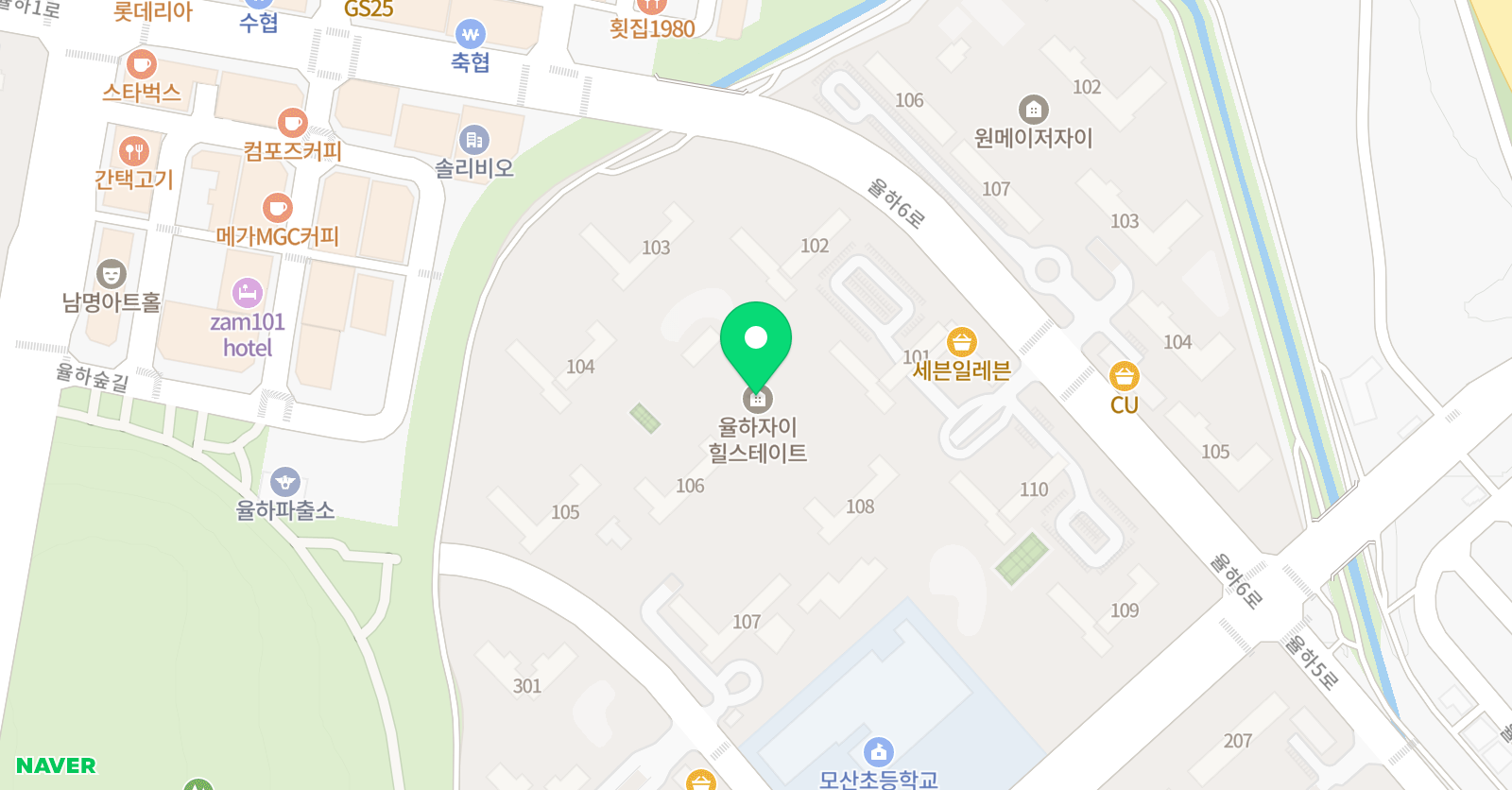 아소비 김해율하자이힐스테이트점 위치