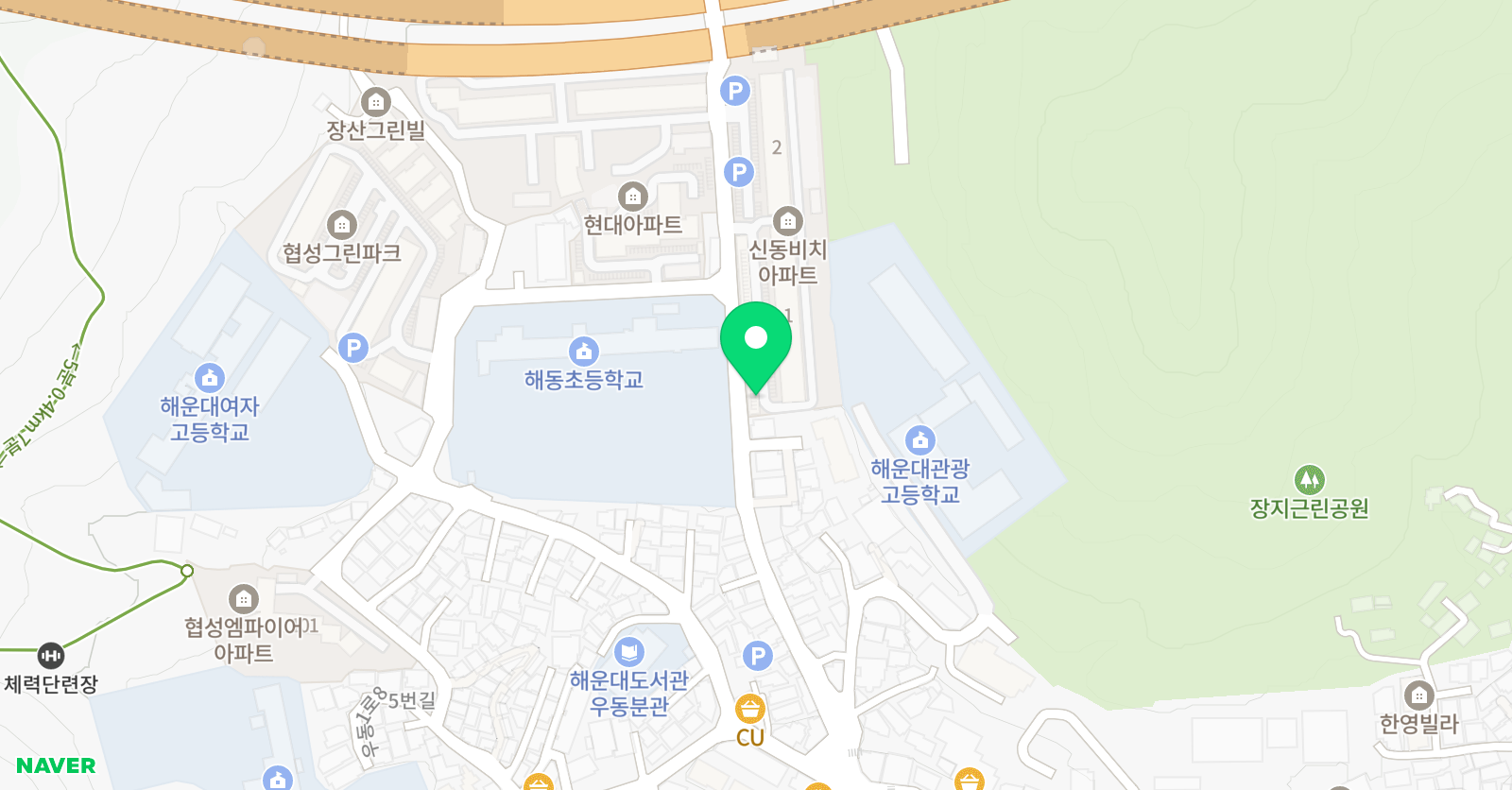 팬더쌤 종합학원 해운대 위치