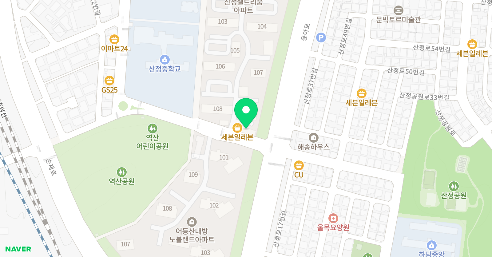 기탄 사고력교실 하남2지구 산정교실 위치