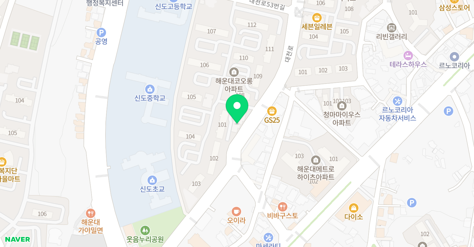 부경TIA 태권도 위치