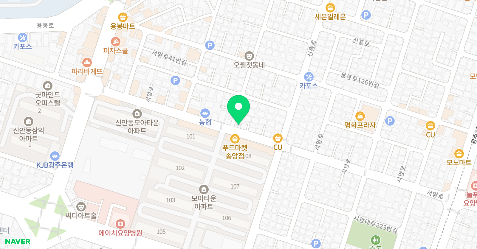 아가페 피아노 위치