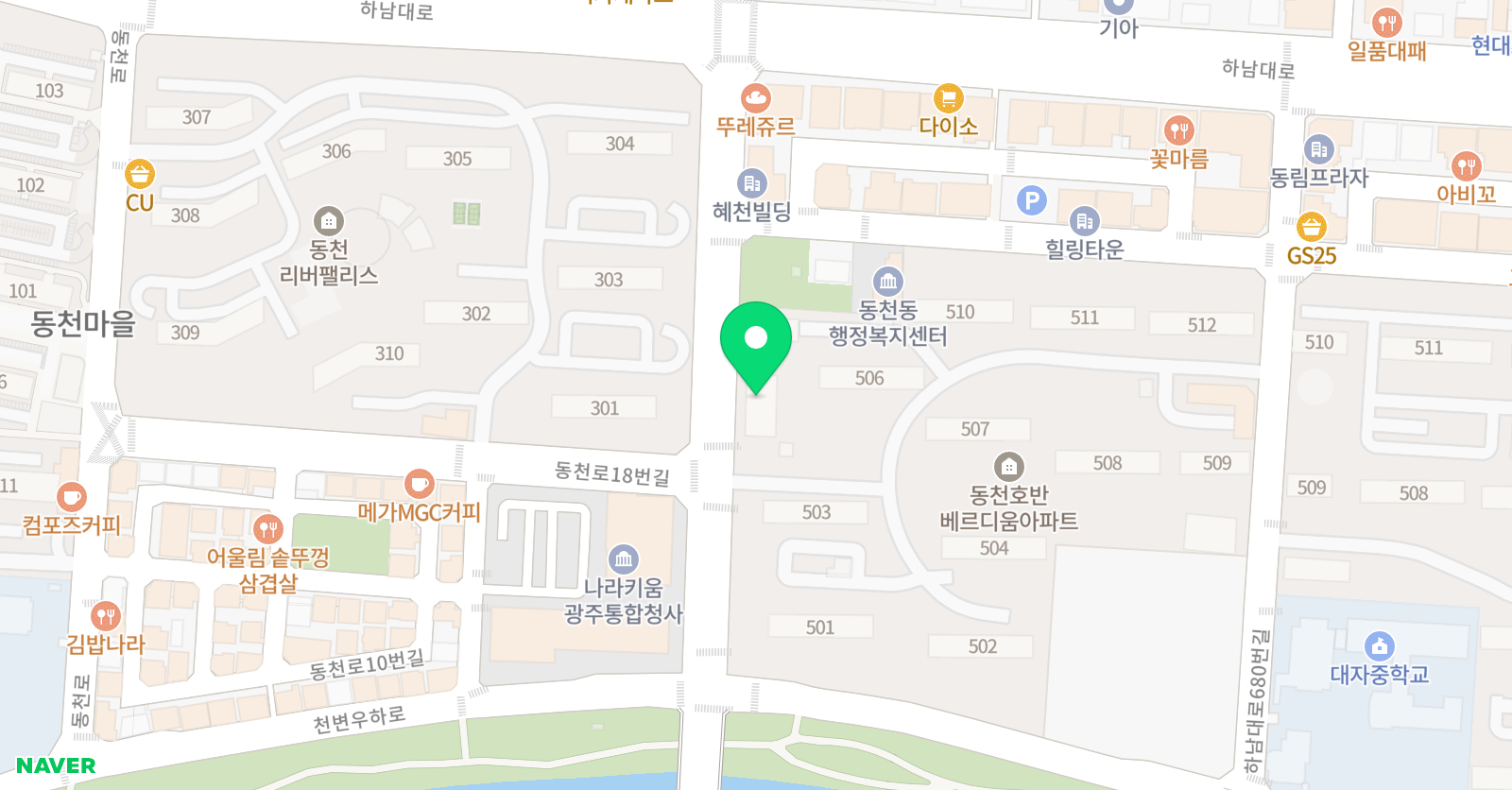 무들마리 태권도장 위치