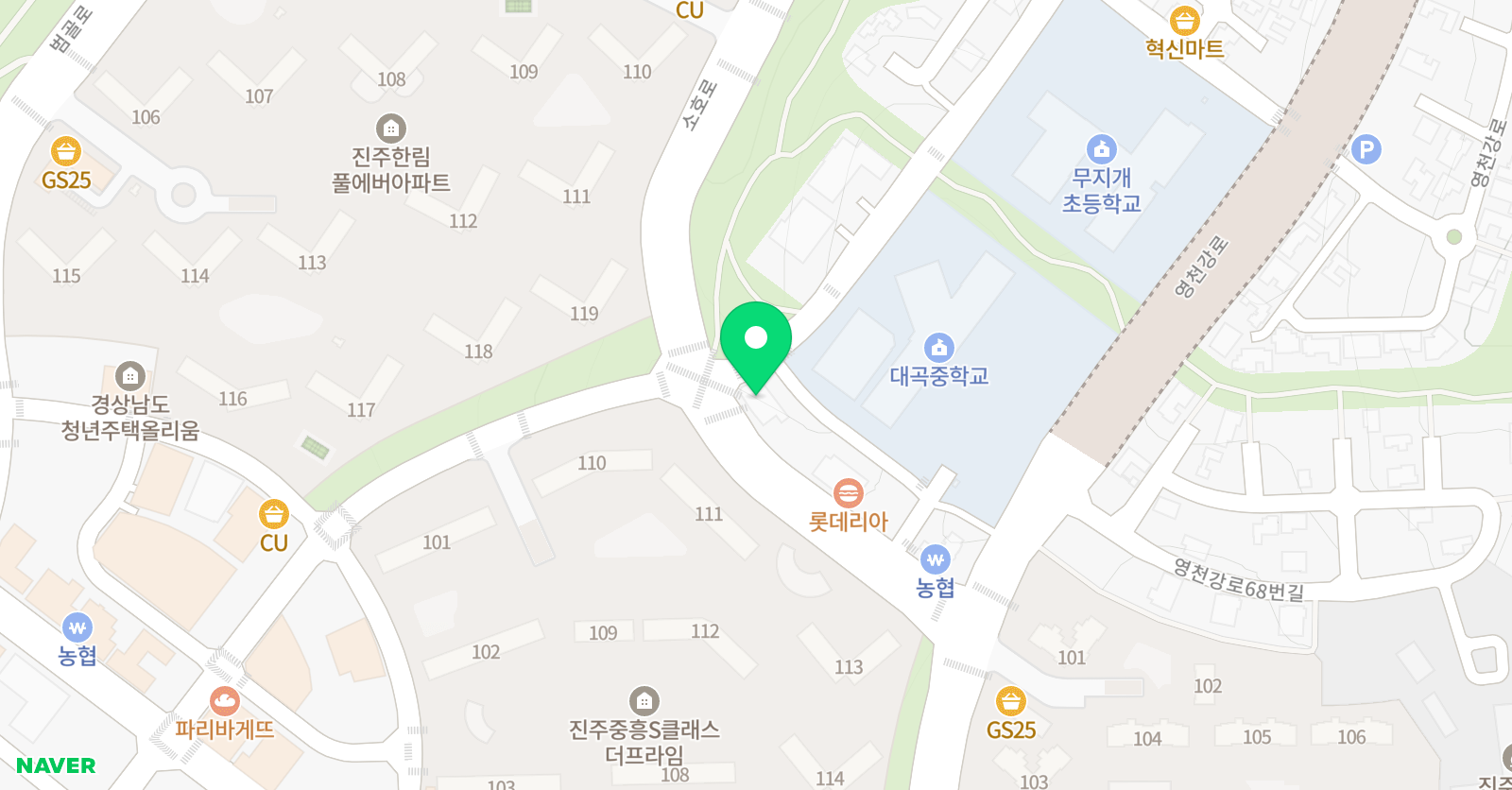 뮤엠 영어 위치