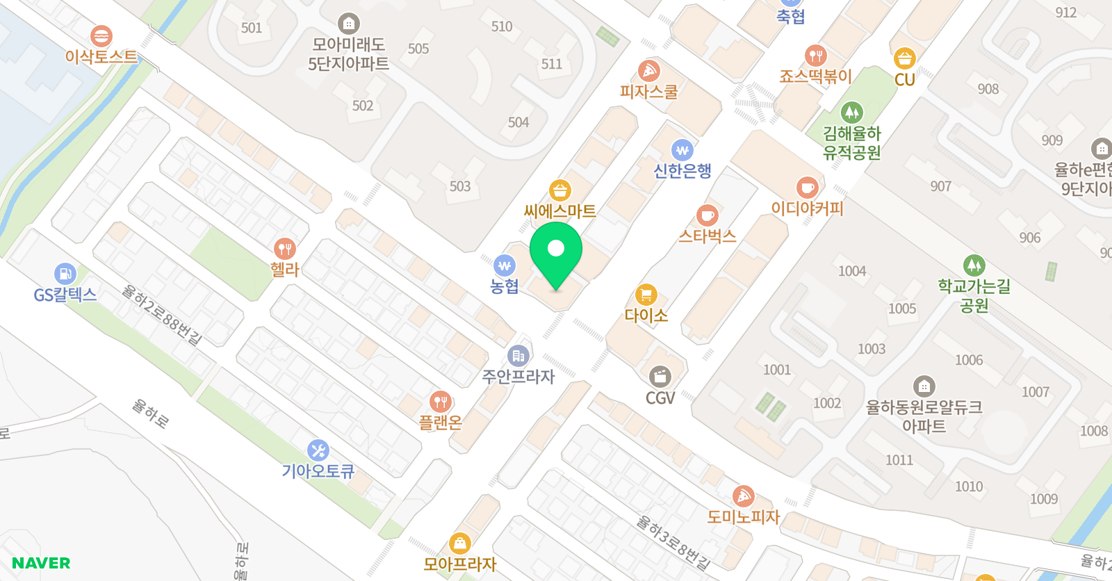 옵티멈 N 스터디 영어학원 위치
