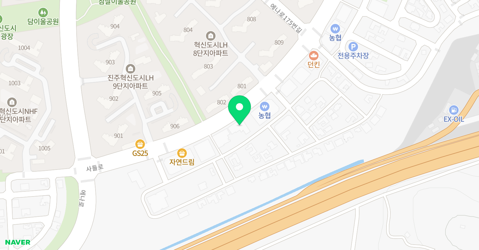 진주라온 축구아카데미 위치
