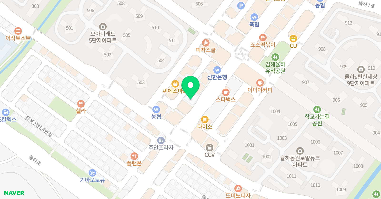 옵티멈N수학과학학원 위치