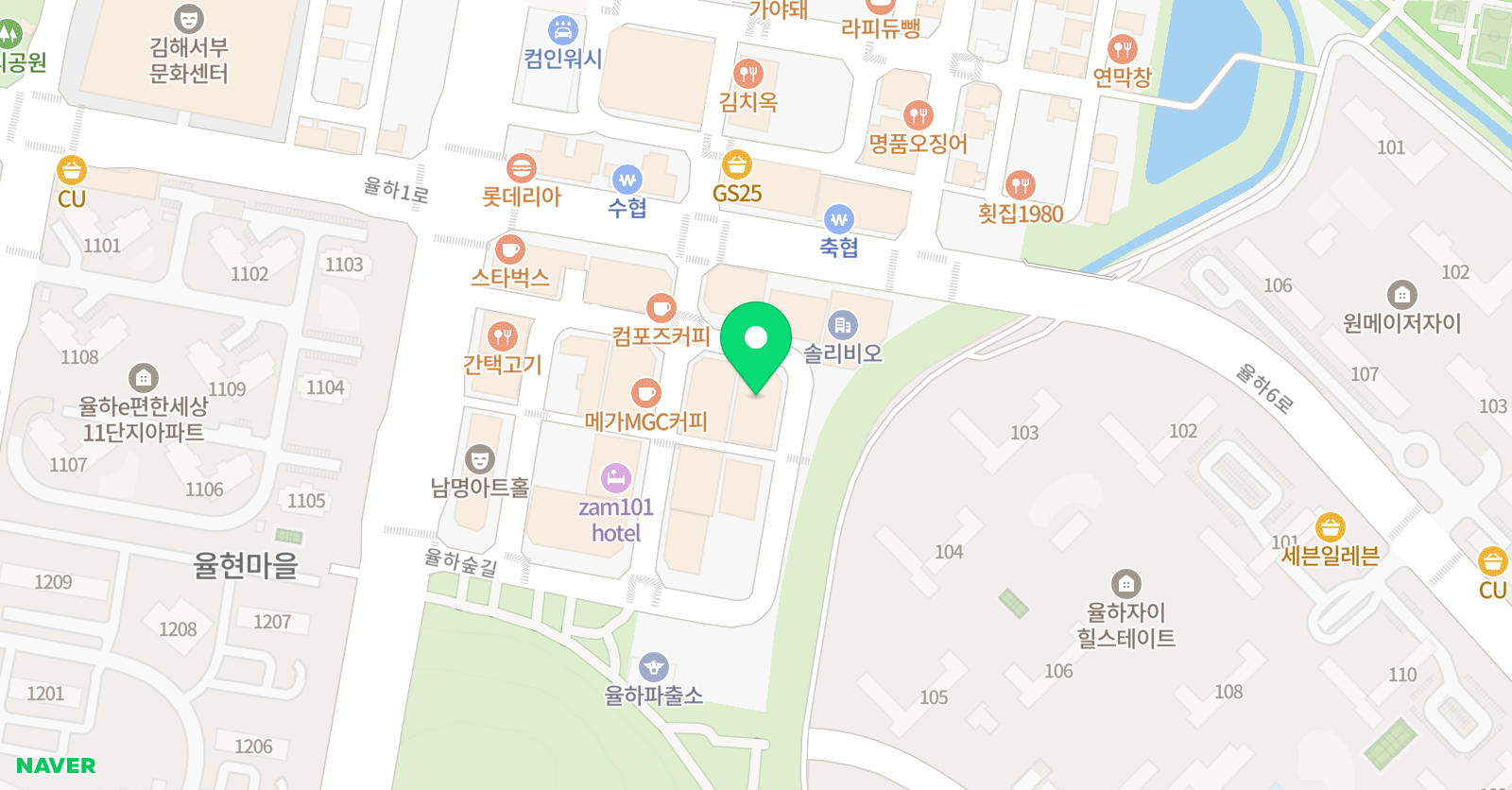 그린아트 미술학원 위치