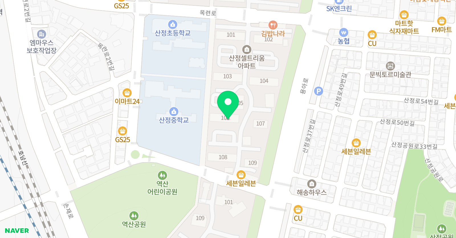 스마트해법 수학 광주산정부영점 위치