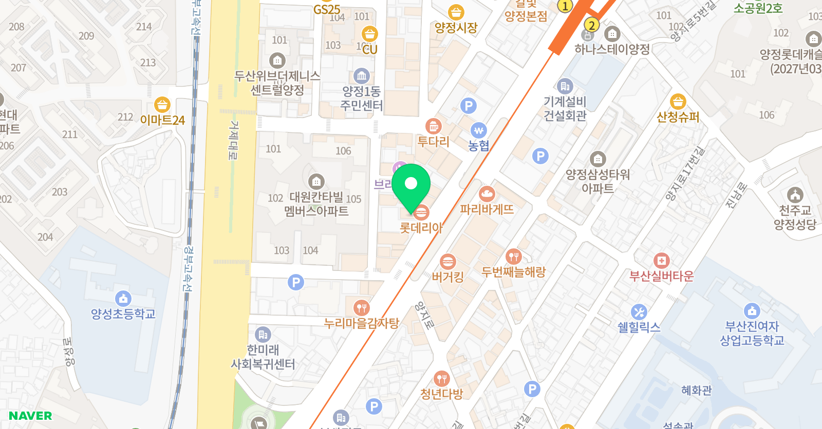 누띵 댄스스튜디오 위치
