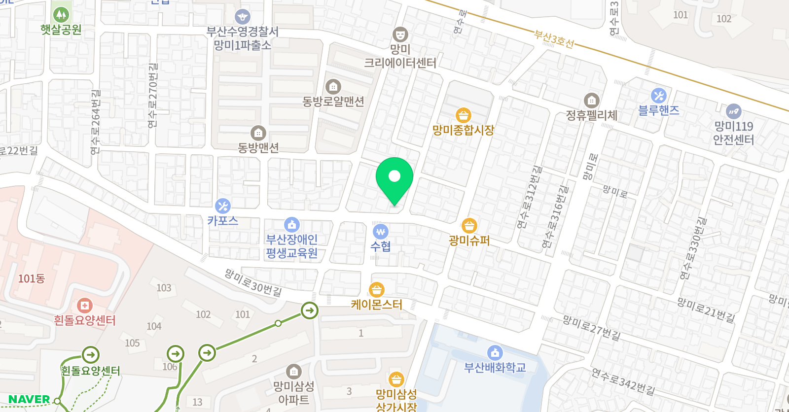 정 미술학원 위치