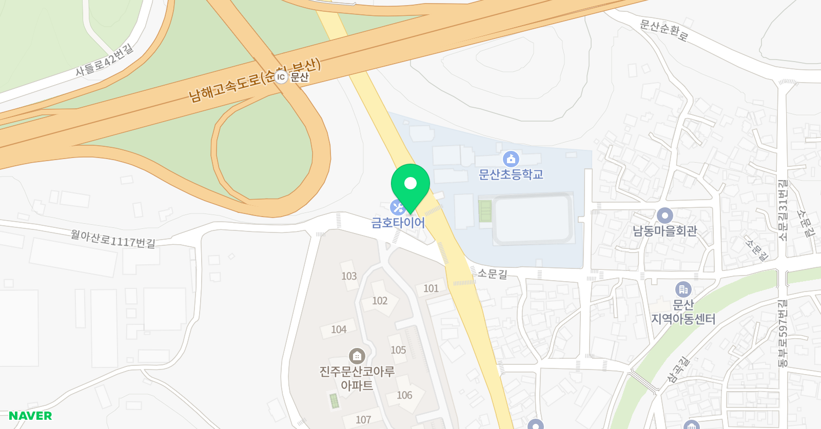 정쌤 수학 위치