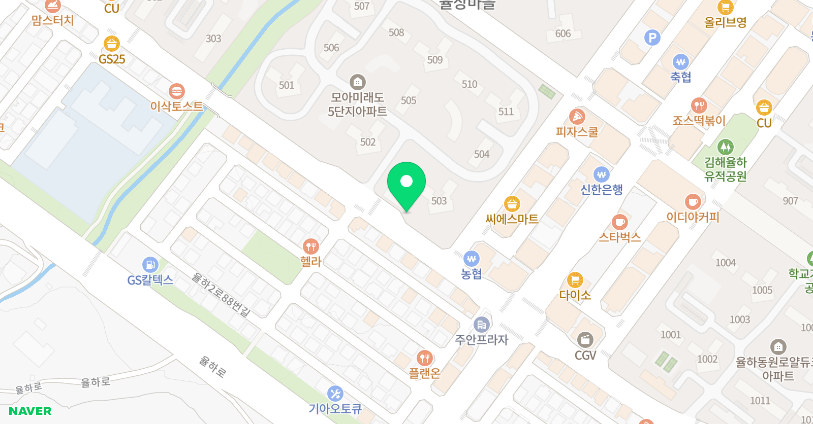 미레도 피아노음악교습소 위치