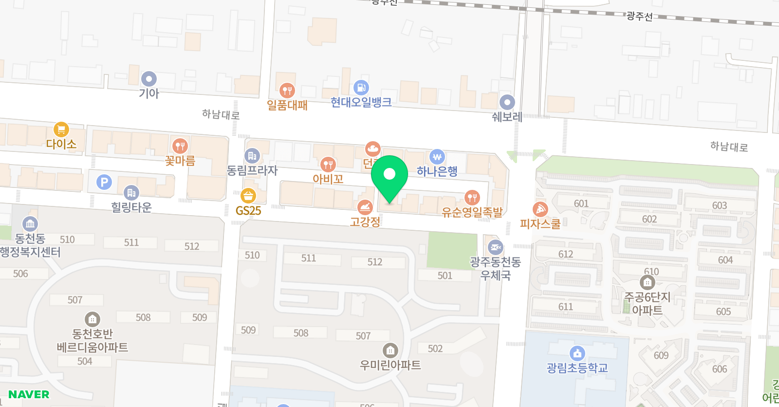 퍼펙트 태권도 위치