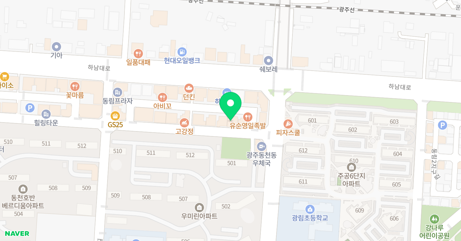 더키움 수학학원 위치