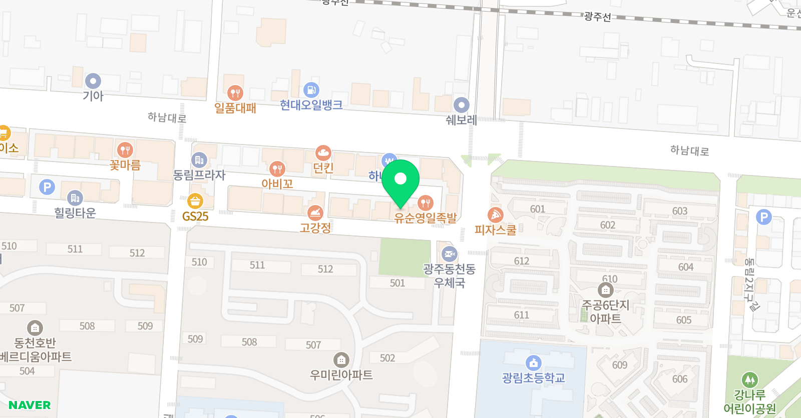최창훈국어 김영민영어학원 위치