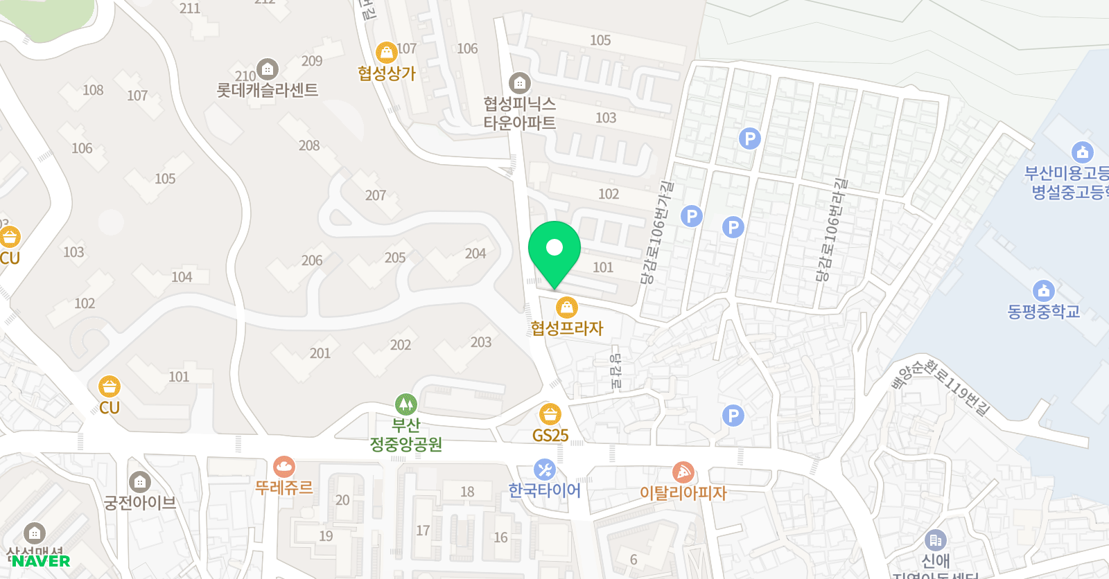 스마트해법 수학 진구부암캐슬점 위치