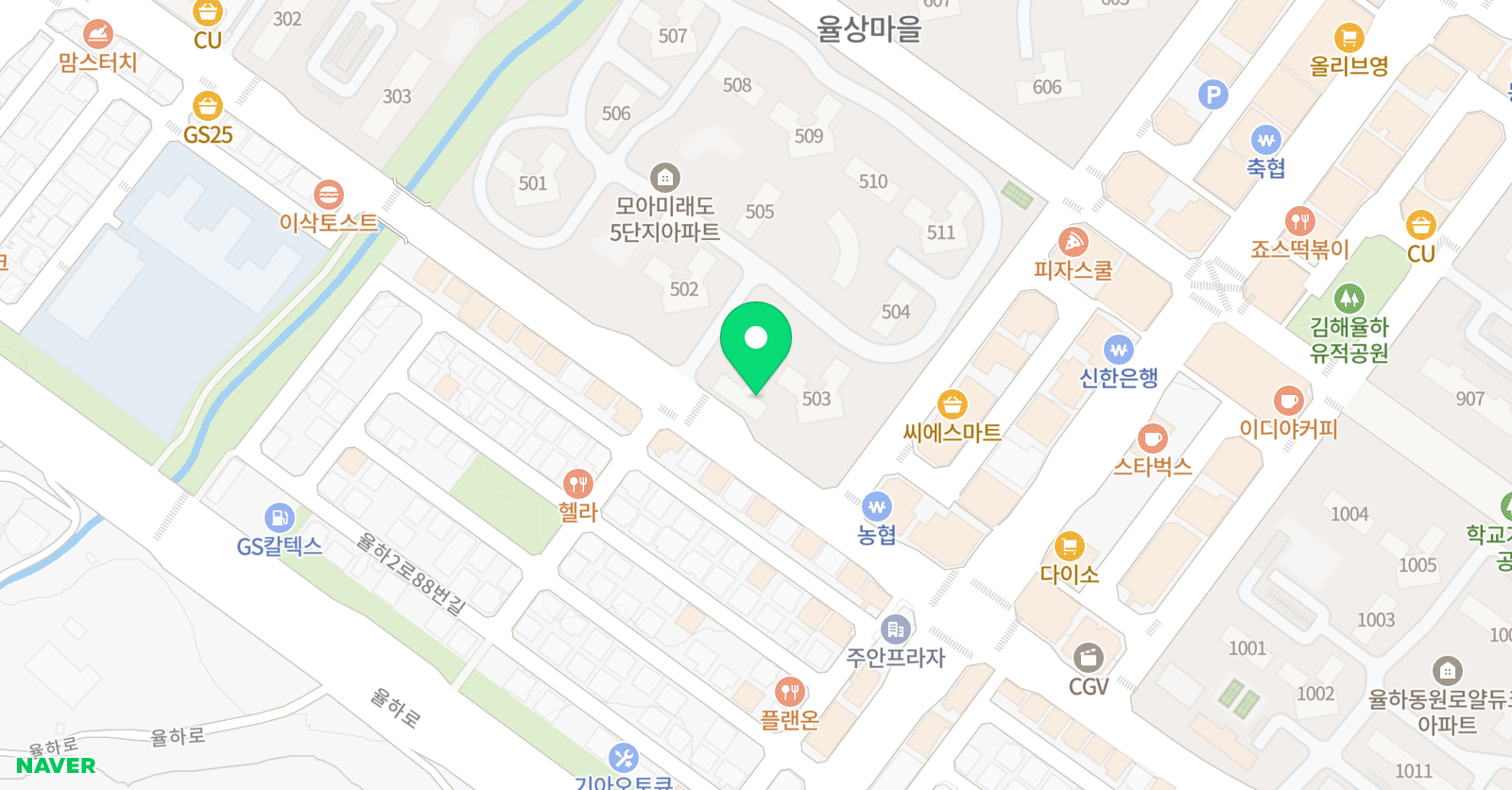 아트앤하트모아 미술학원 위치