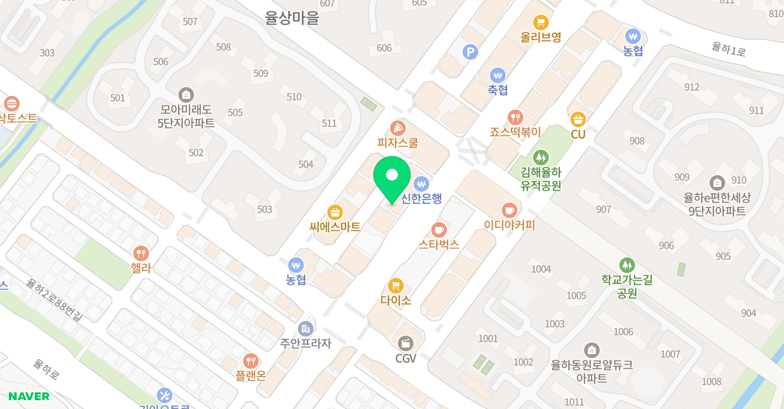 다다입시미술 학원 위치