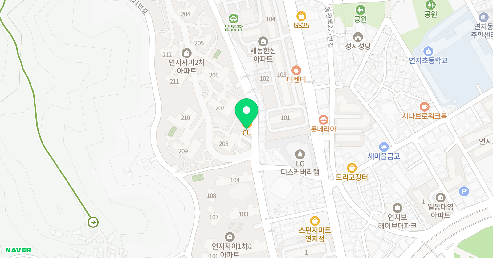 클라비어 음악학원 위치
