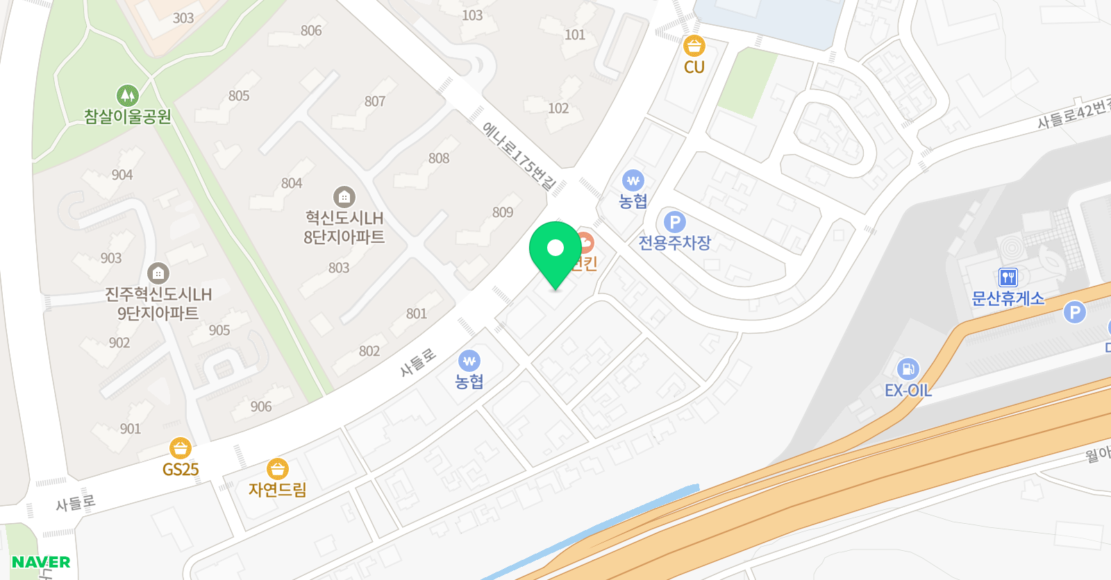 라온 수학국어학원 위치