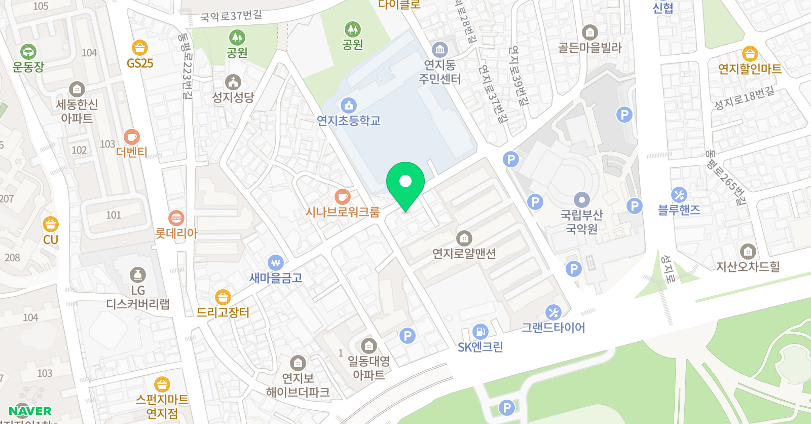 스마트해법영어 연지교실 위치