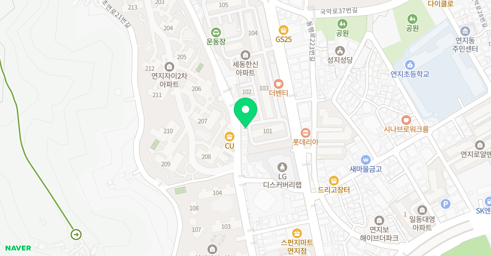 오르세 아트미술학원 위치